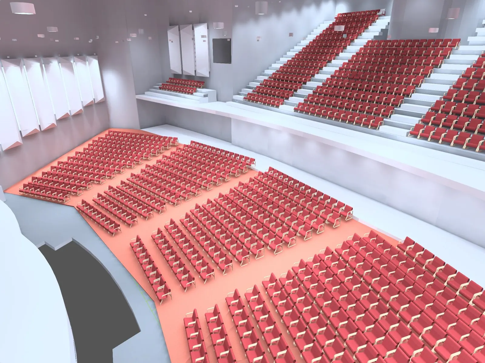 Estudio luminotécnico en auditorio
